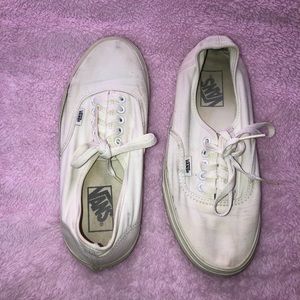 White Vans Size 6.5M/8W